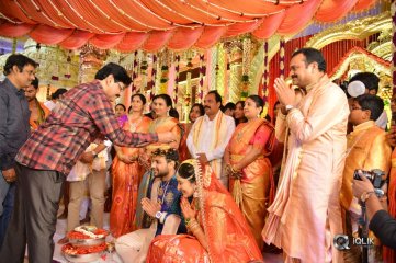 Celebs at Bandla Ganesh Brothers Daughter Ashritha Wedding Photos